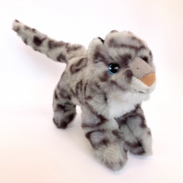 6" Plush Snow Leopard Cub | made with recycled material