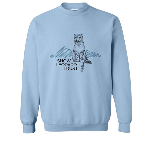 Etched Snow Leopard Sweatshirt
