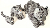 21" Plush Jumbo Snow Leopard | made with recycled material