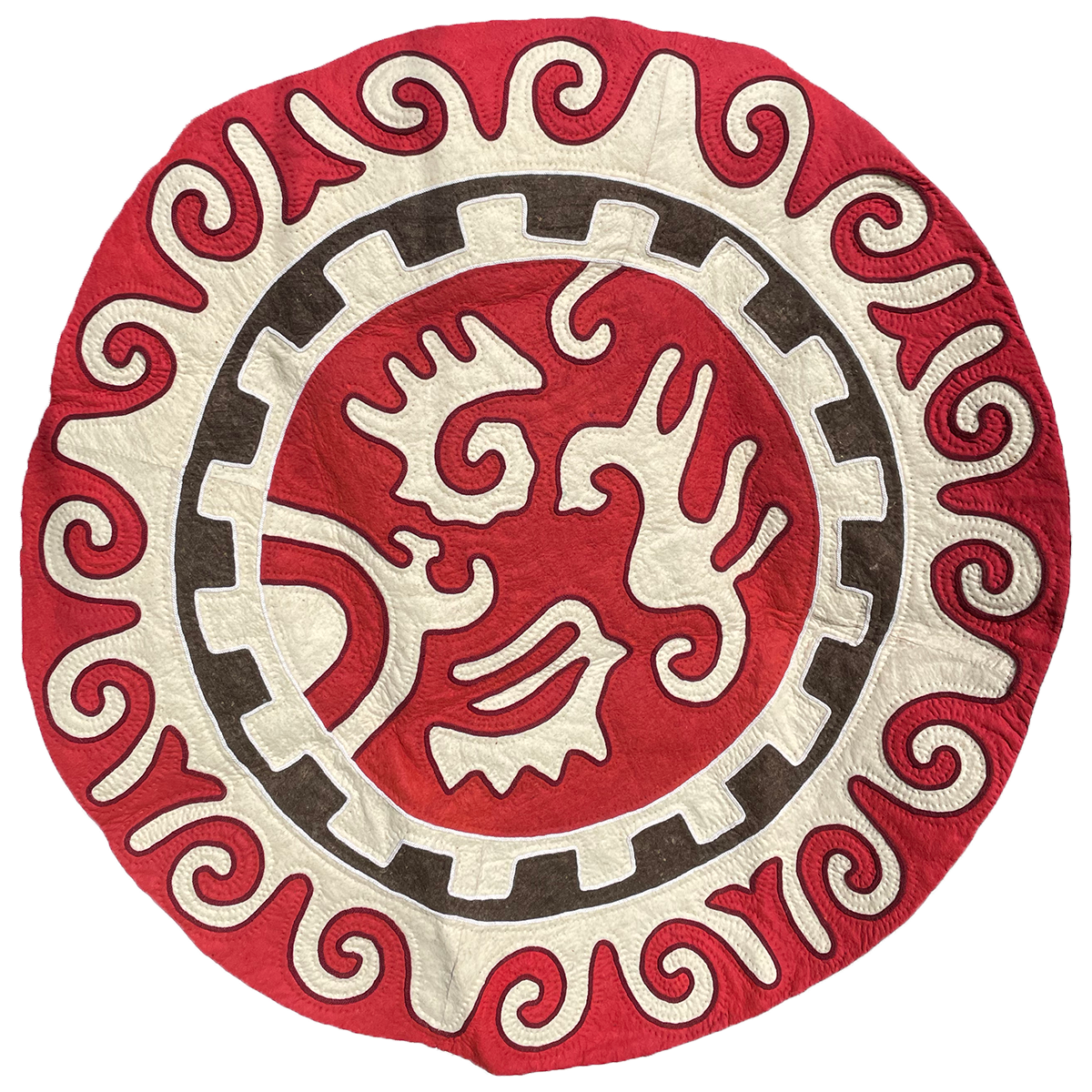 Circle of Life Shyrdak | Wool Rug – Snow Leopard Trust