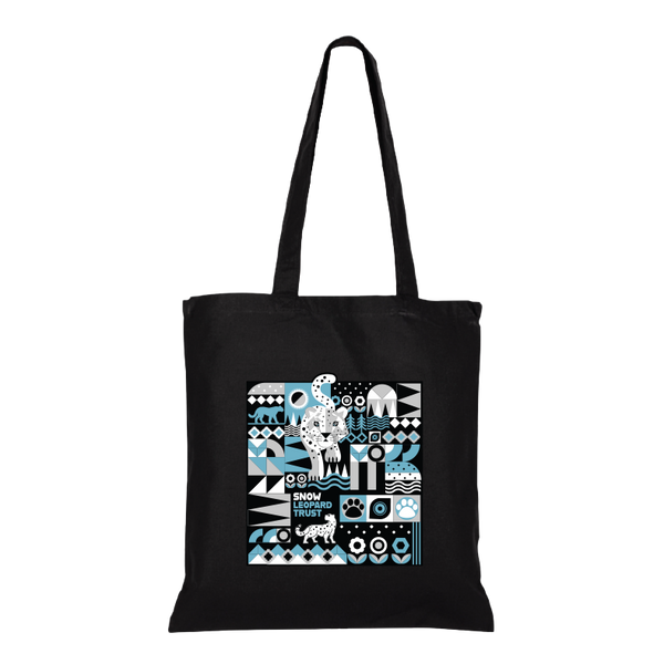 Canvas Tote Bag | The Modern Snow Leopard