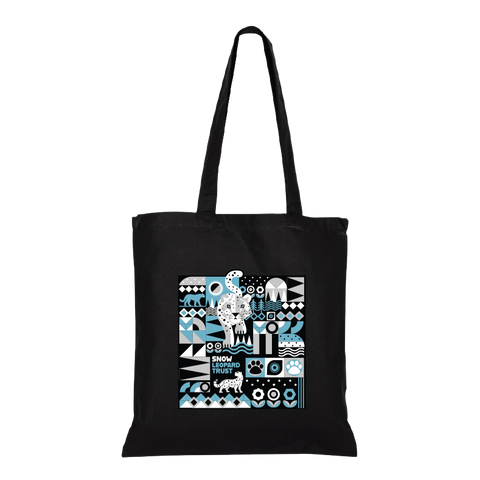 Canvas Tote Bag | The Modern Snow Leopard