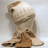 Camel Wool Knit Beanie